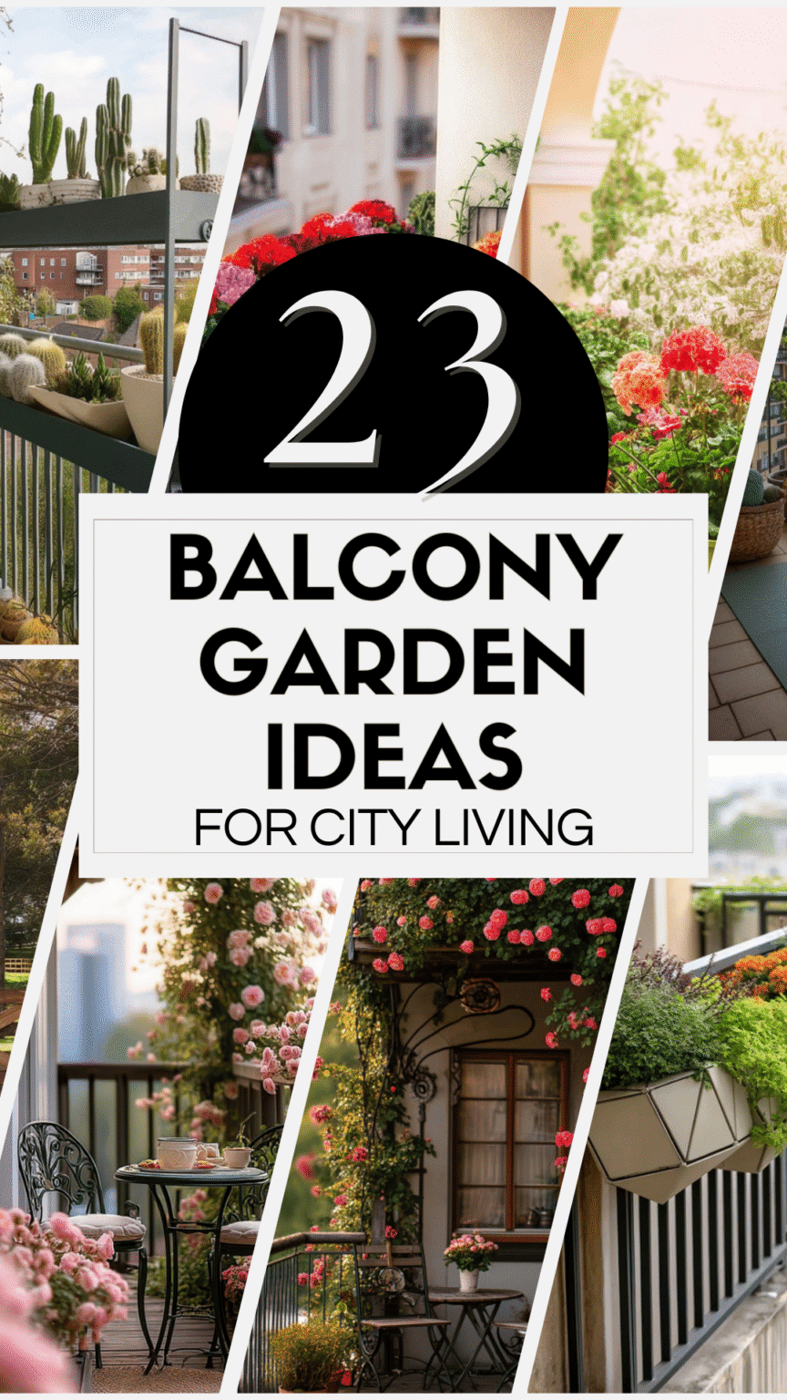23 Balcony Garden Ideas to Transform Small Spaces into Green Havens
