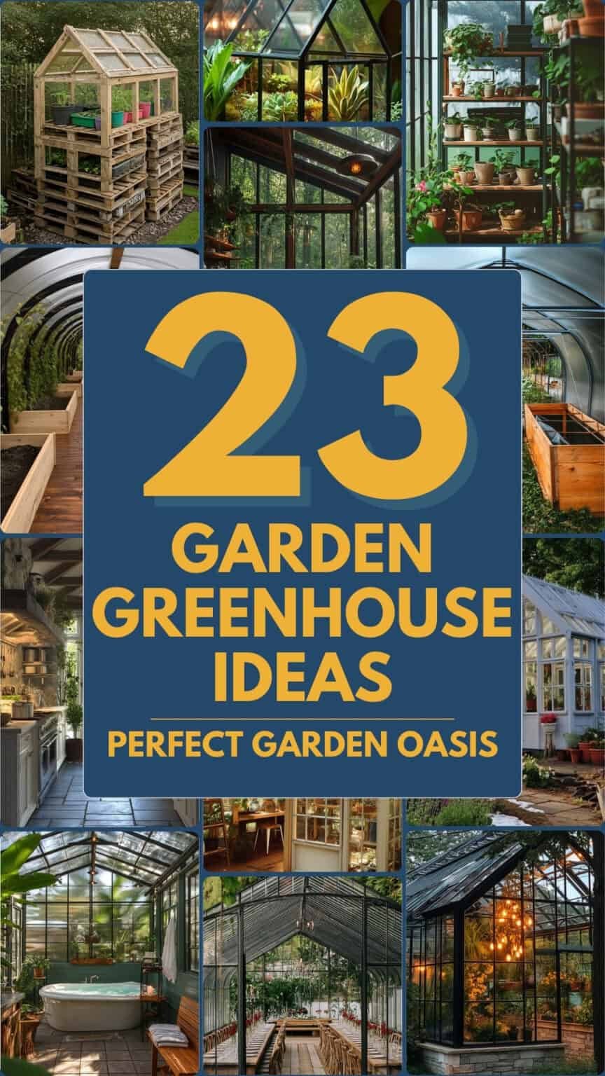 25 Creative Garden Greenhouse Ideas for Outdoor Living