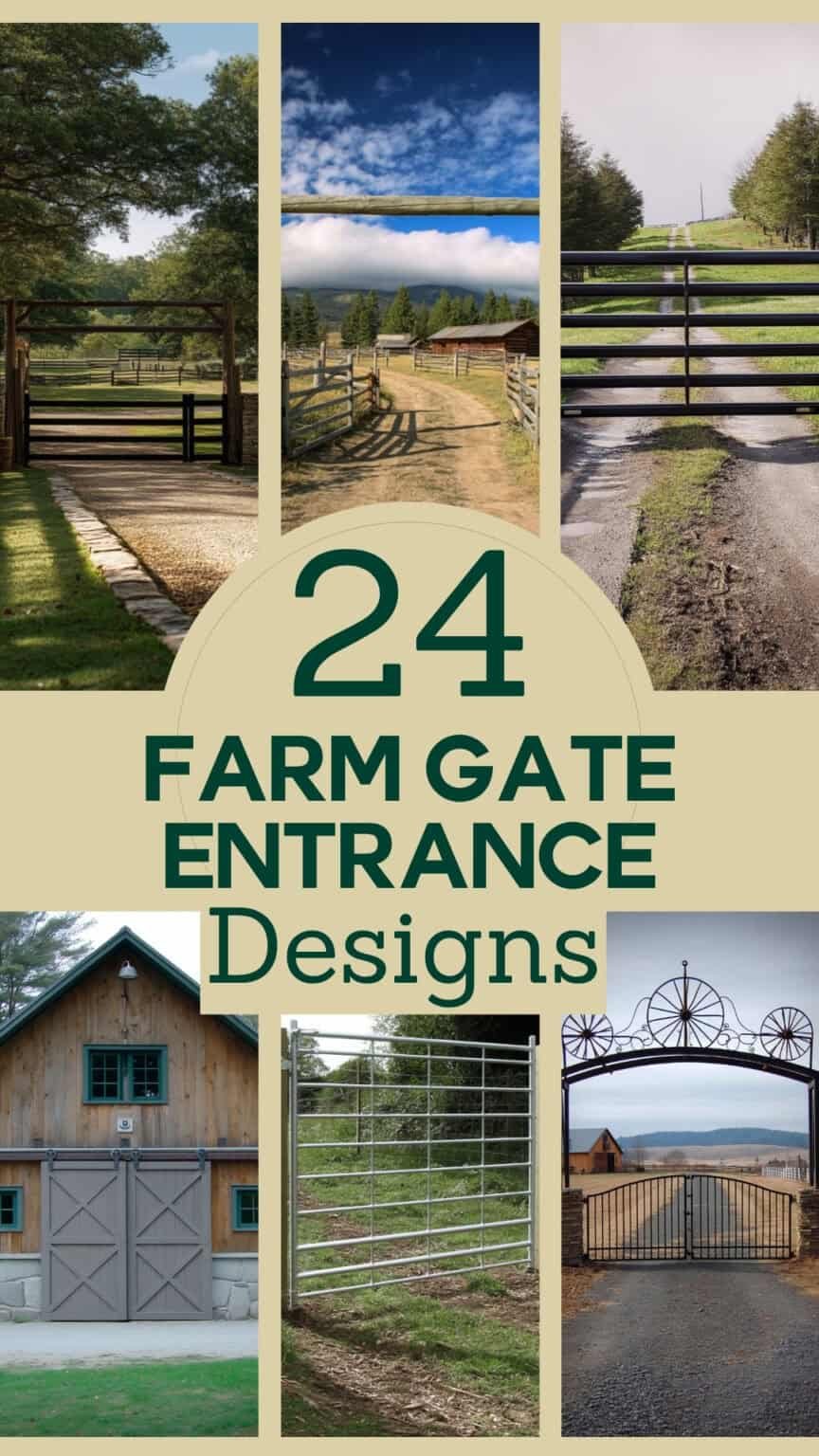 24 Farm Gates Entrance Ideas To Transform Your Property’s Curb Appeal