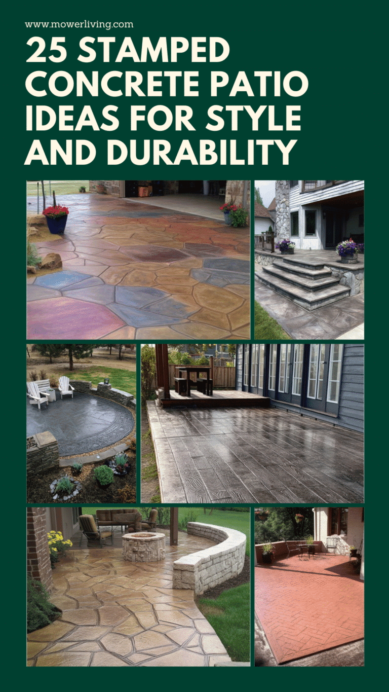 25 Stamped Concrete Patio Ideas That Add Beauty and Value to Your Home