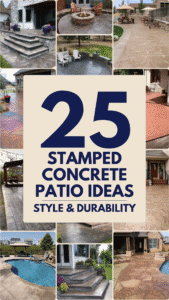 25 Stamped Concrete Patio Ideas That Add Beauty and Value to Your Home