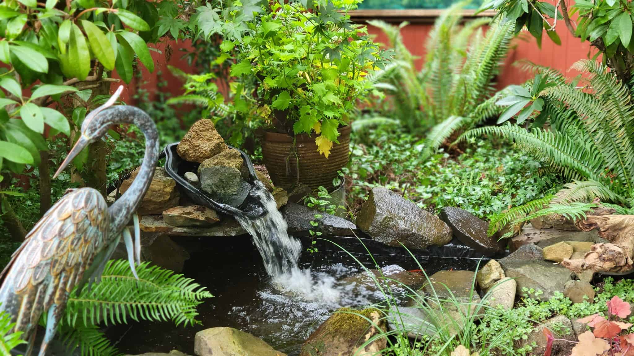 Best 25 Small Pond Garden With Waterfall Ideas for Backyard Bliss