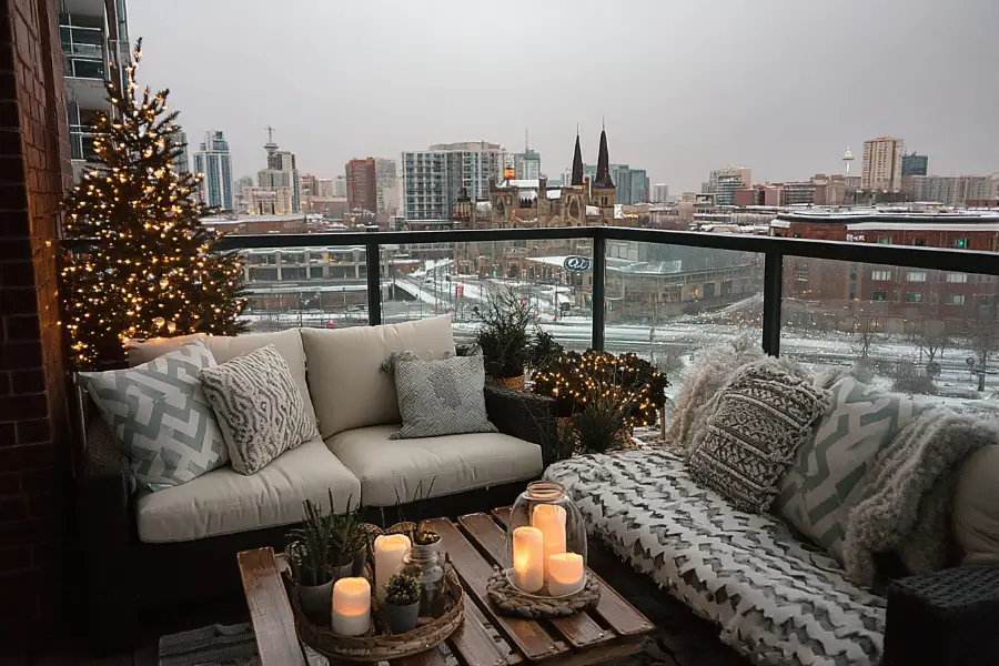 25 Balcony Christmas Decor Ideas For Stylish Holiday Decorations