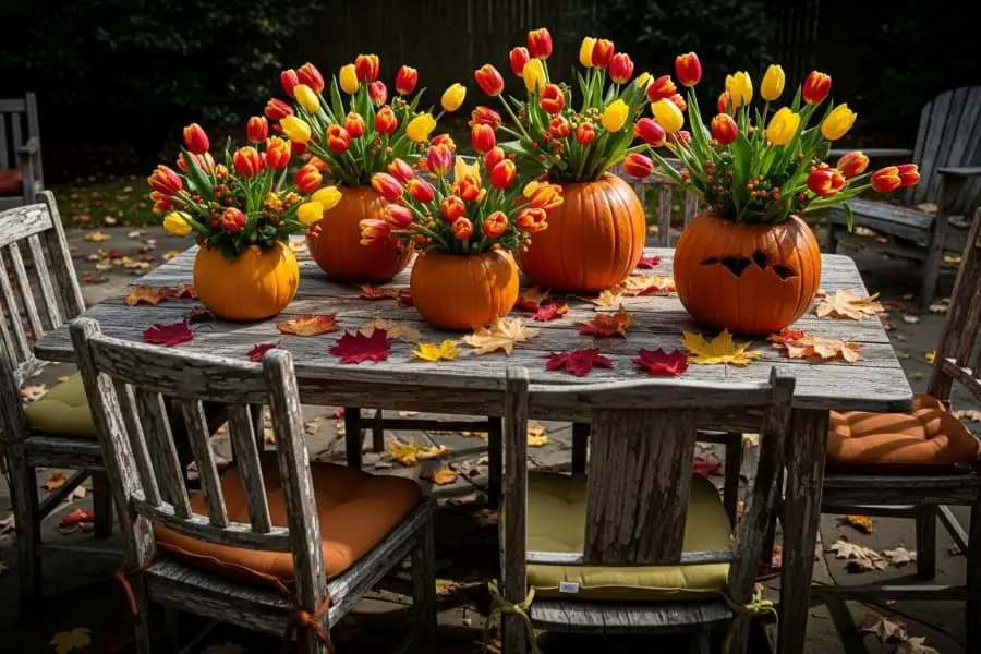 22 Pumpkin Flower Arrangements To Brighten Your Fall Decor